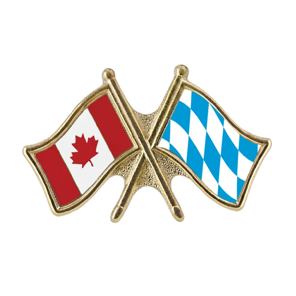 Canada/Bavaria Crossed Pin