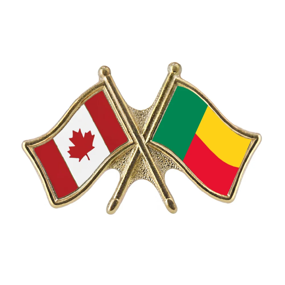 Canada/Benin Crossed Pin