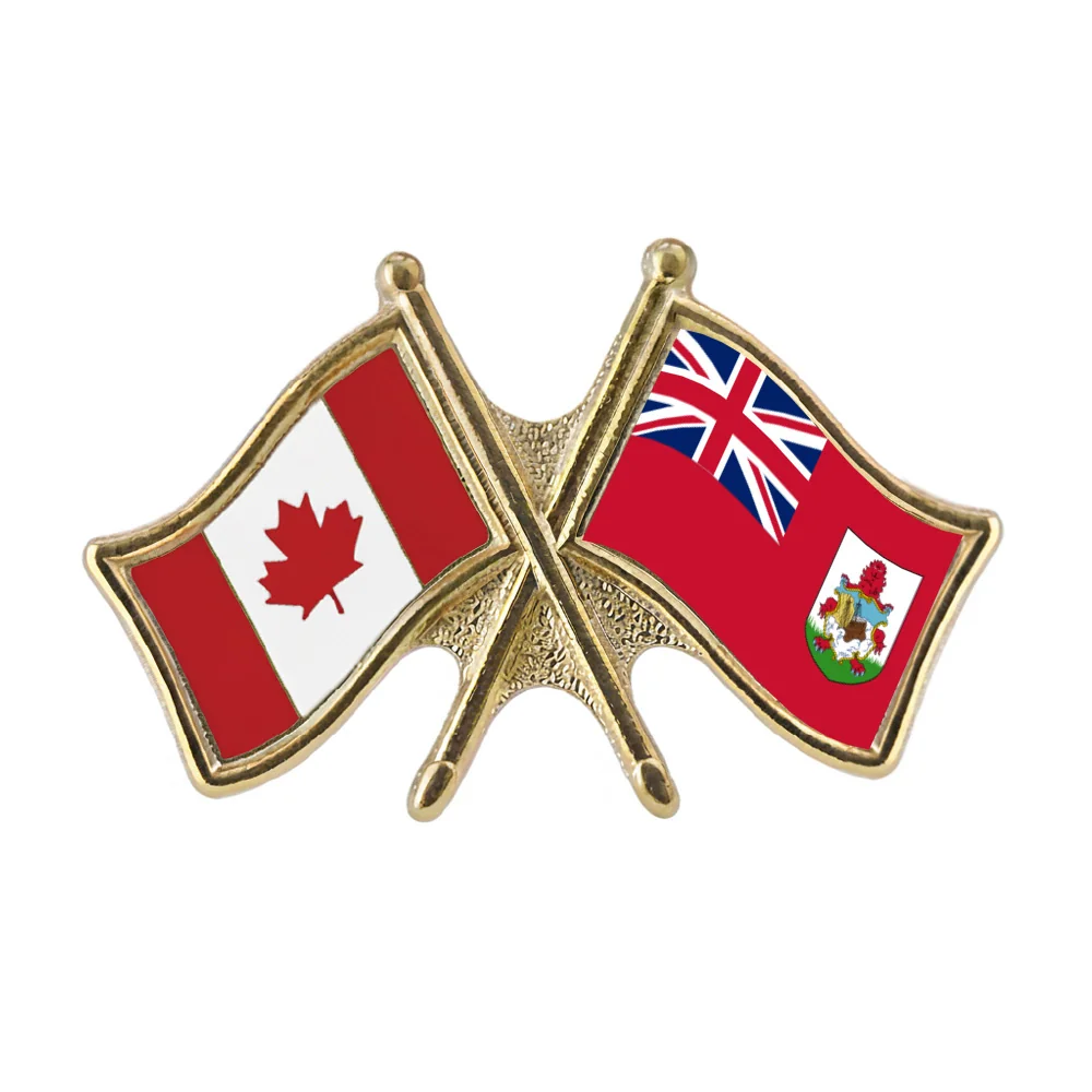 Canada/Bermuda Crossed Pin