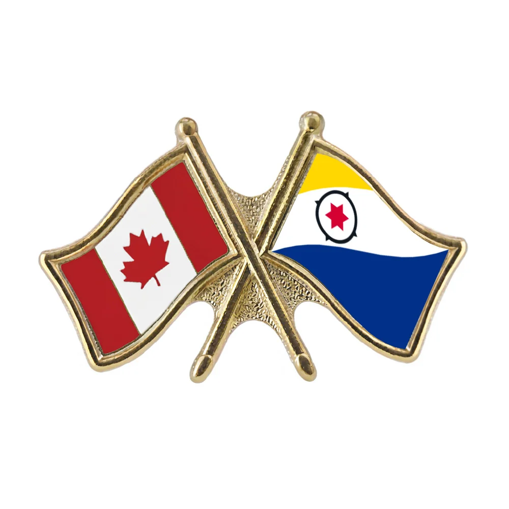 Canada/Bonaire Crossed Pin