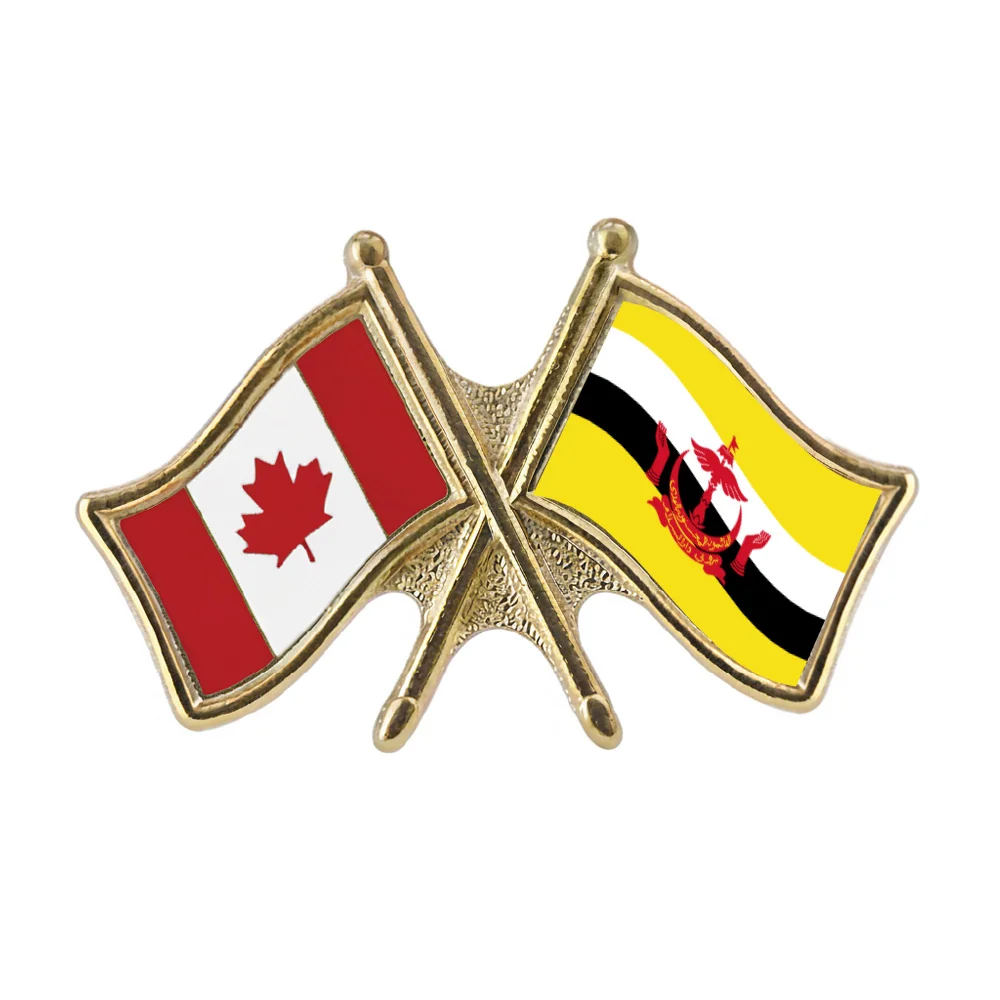 Canada/Brunei Crossed Pin