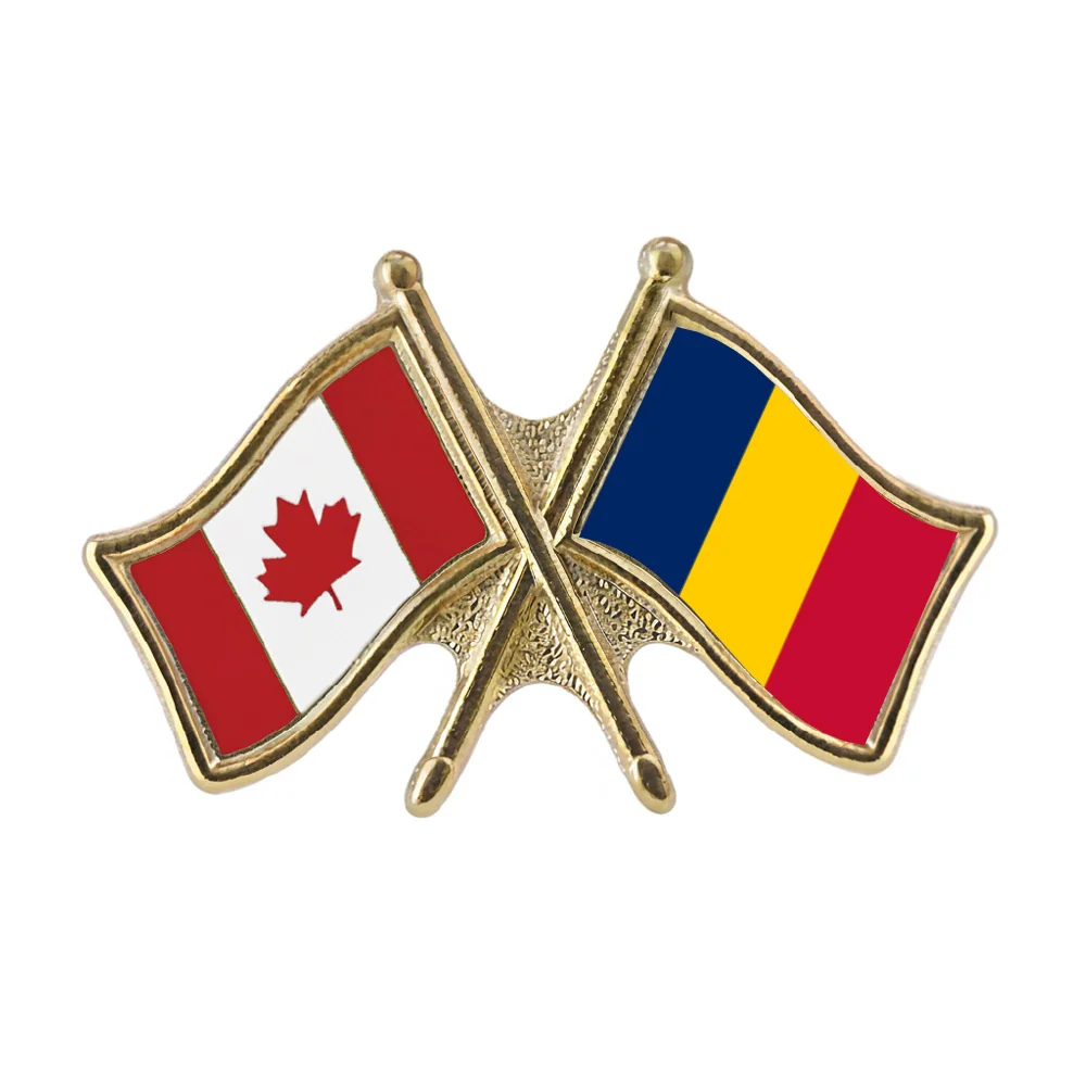 Canada/Chad Crossed Pin