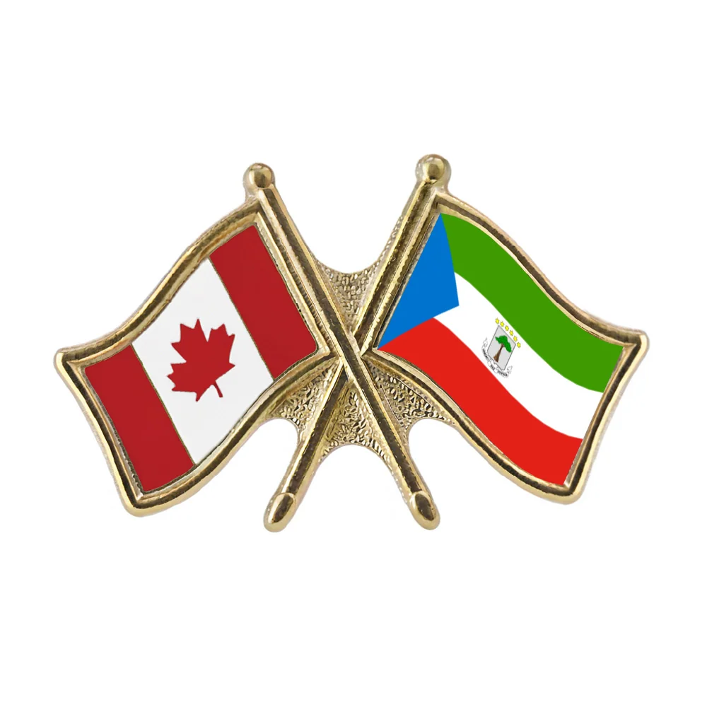 Canada/Equatorial Guinea Crossed Pin
