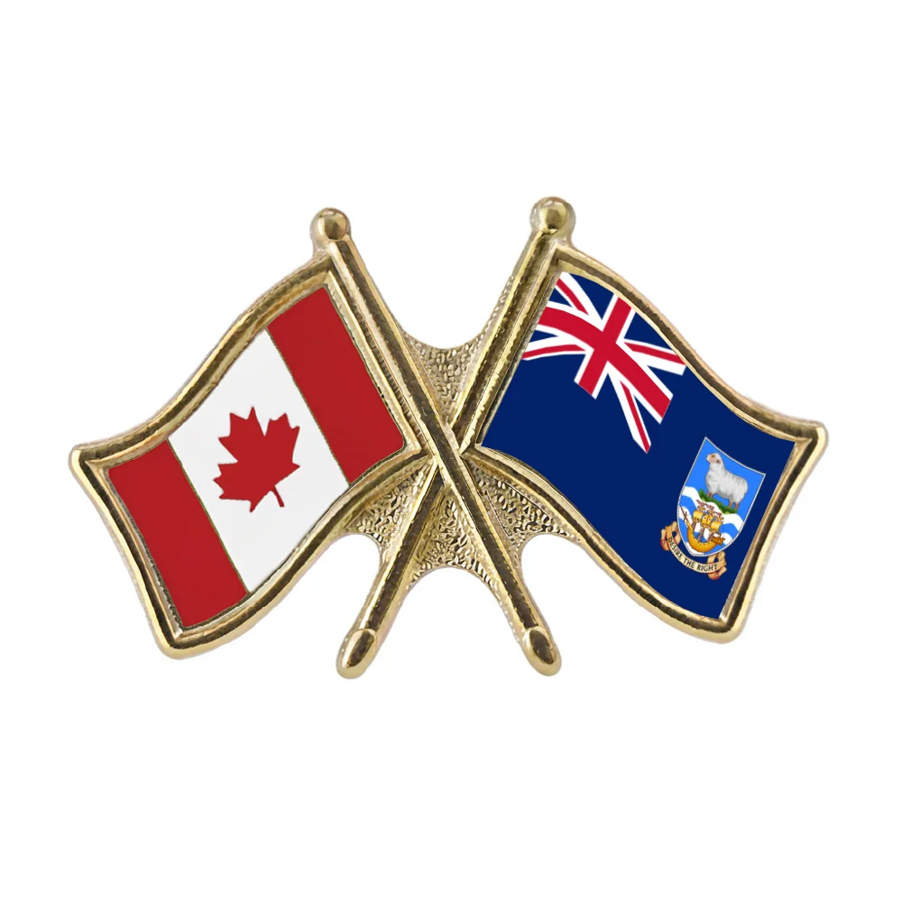 Canada/Falkland Islands Crossed Pin