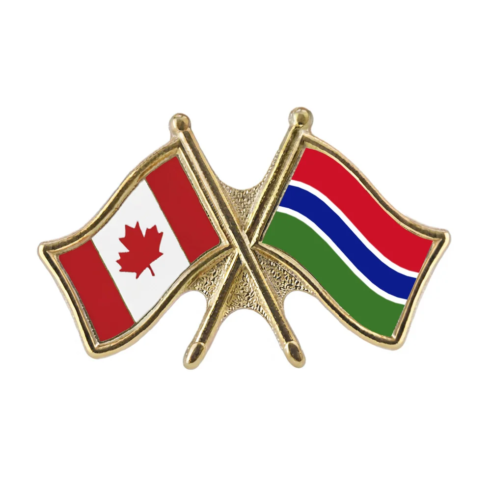 Canada/Gambia Crossed Pin