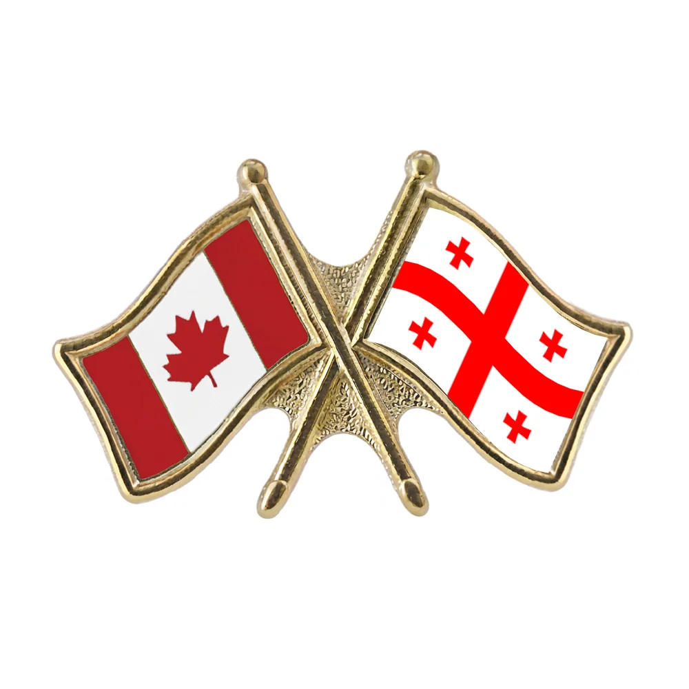 Canada/Georgia Crossed Pin