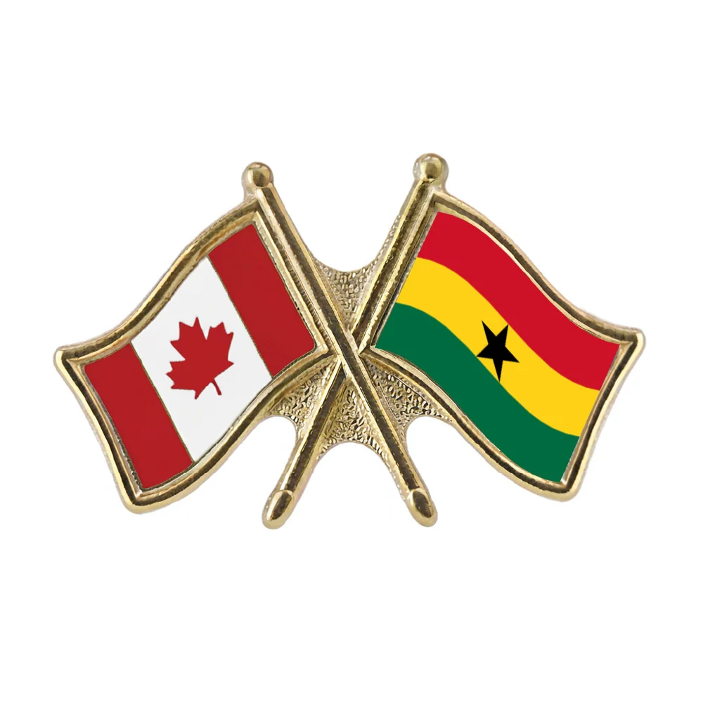 Canada/Ghana Crossed Pin