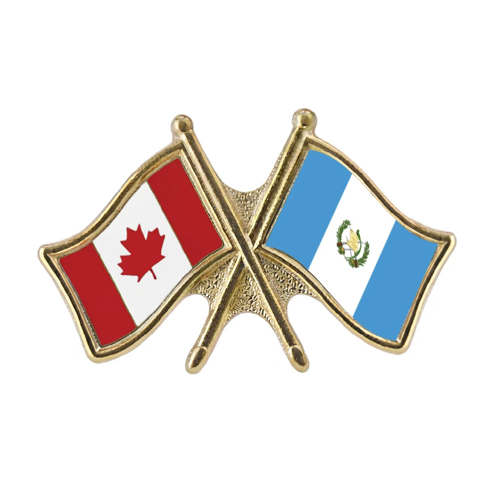 Canada/Guatemala Crossed Pin