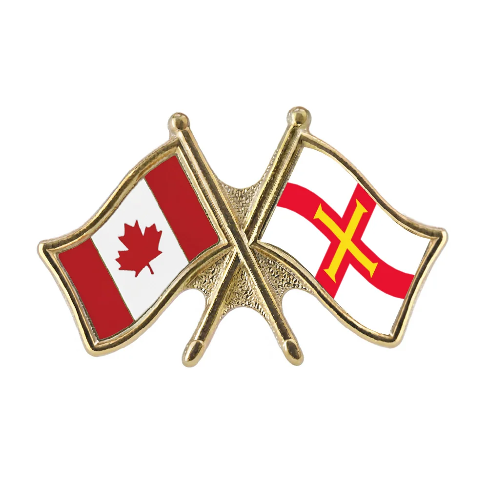 Canada/Guernsey Crossed Pin