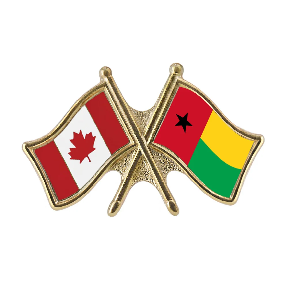 Canada/Guinea Bissau Crossed Pin
