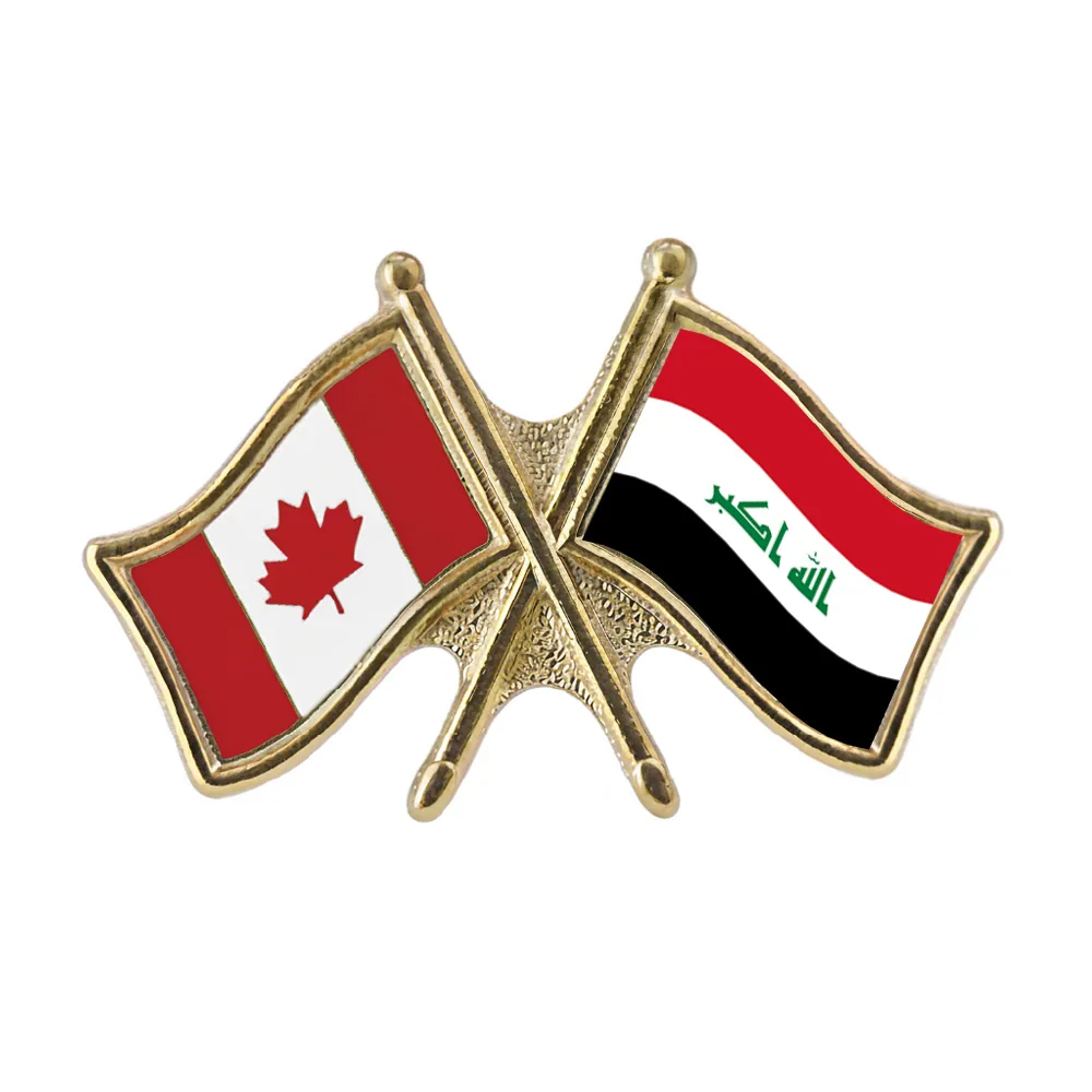 Canada/Iraq Crossed Pin