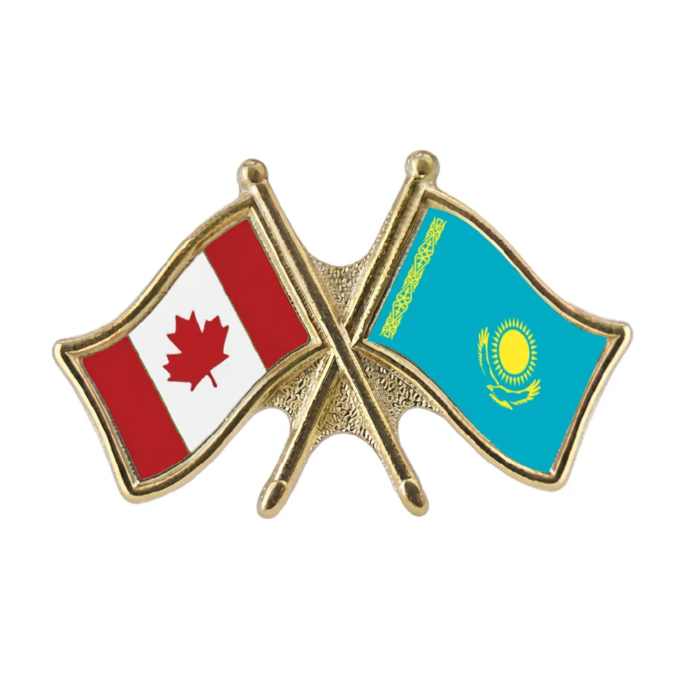 Canada/Kazakhstan Crossed Pin