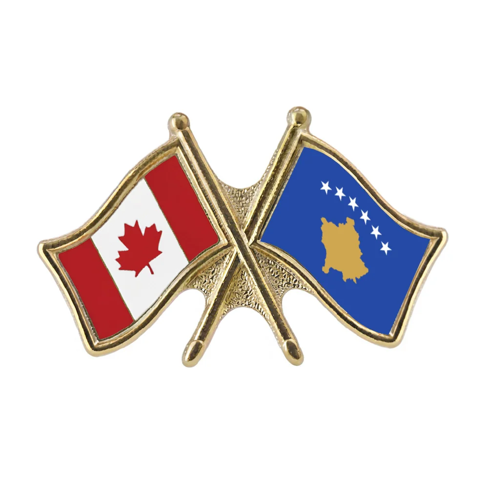 Canada/Kosovo Crossed Pin