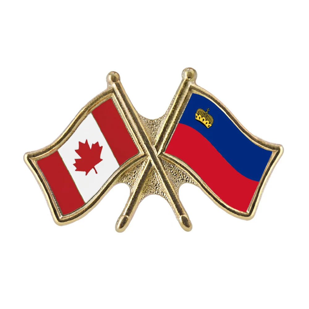 Canada/Liechtenstein Crossed Pin