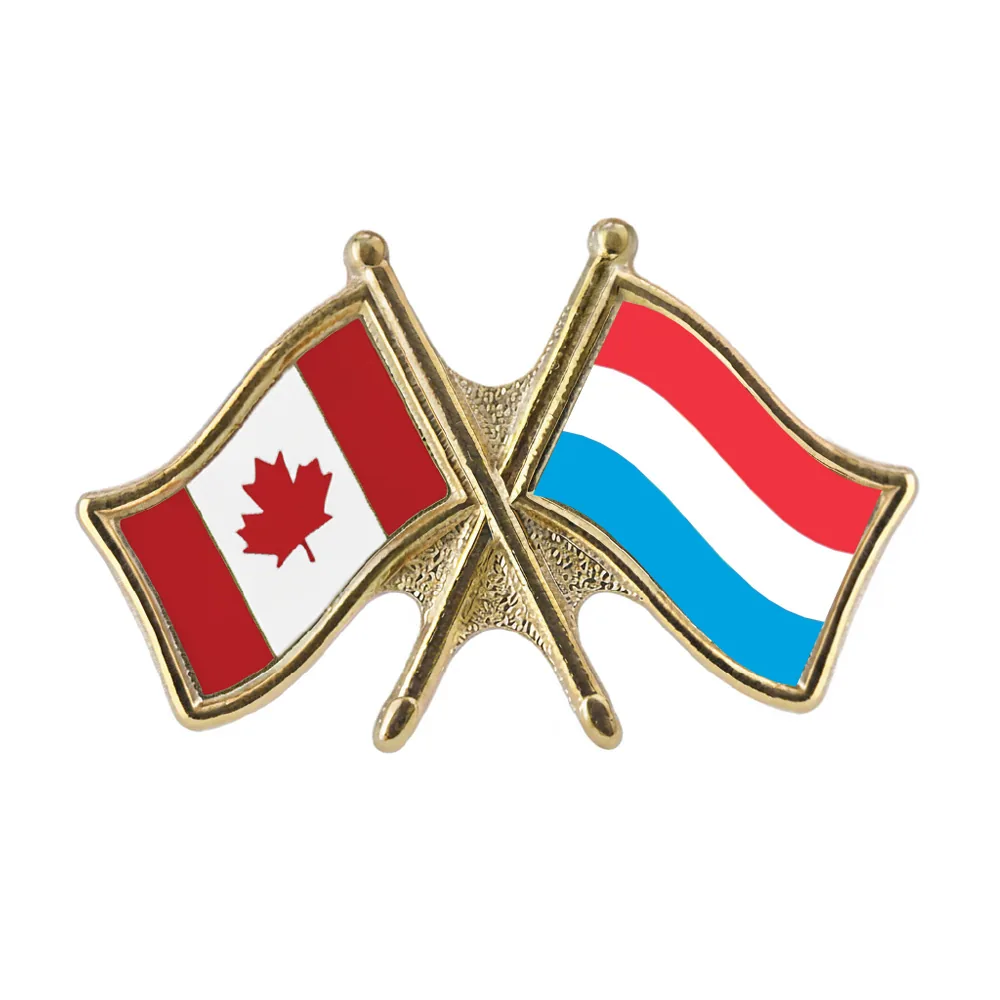 Canada/Luxembourg Crossed Pin