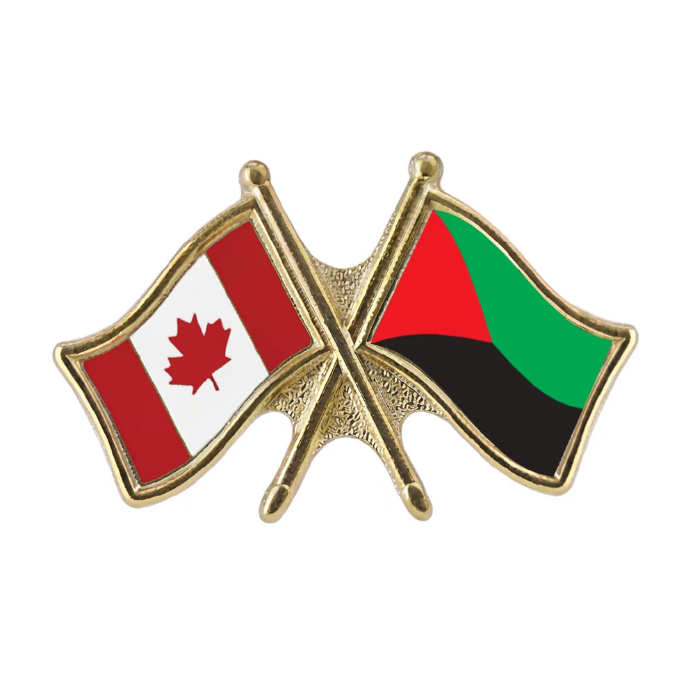 Canada/Martinique Crossed Pin