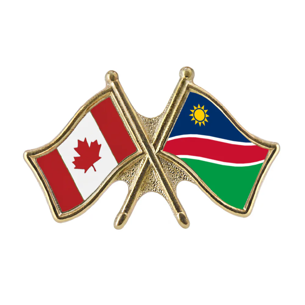 Canada/Namibia Crossed Pin