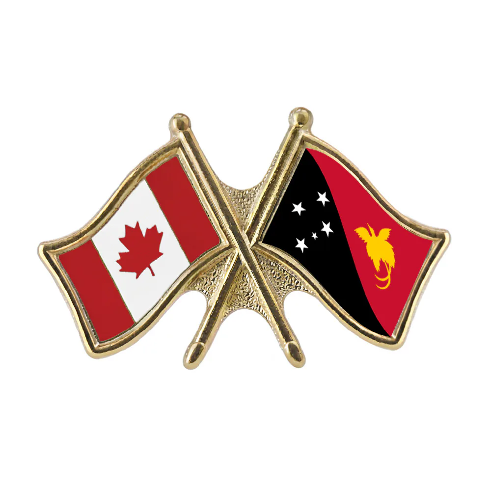 Canada/Papua New Guinea Crossed Pin