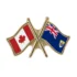 Canada/Saint Helena Crossed Pin