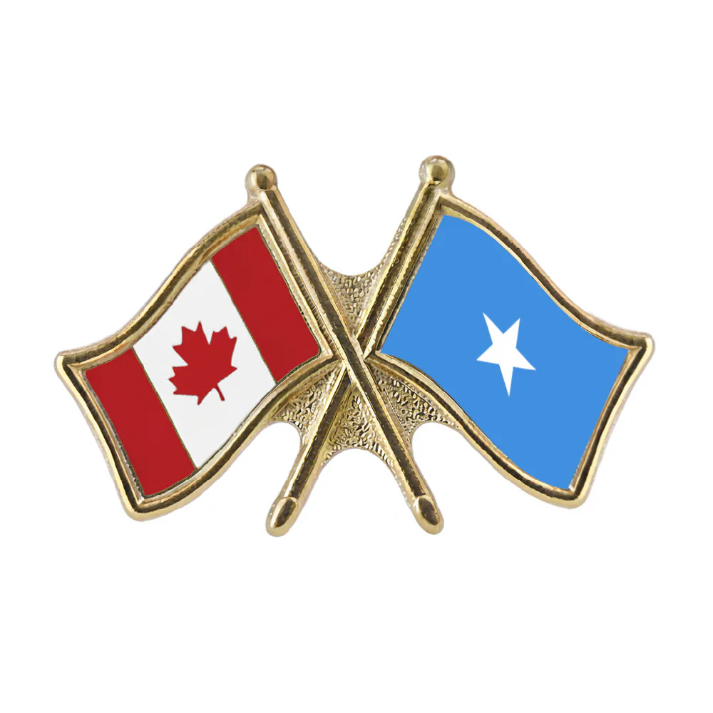 Canada/Somalia Crossed Pin