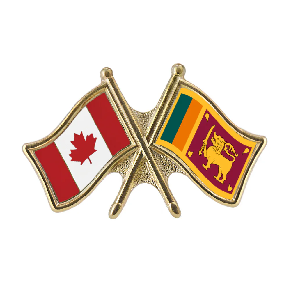 Canada/Sri Lanka Crossed Pin