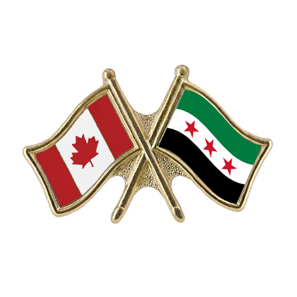 Canada/Syria Crossed Pin