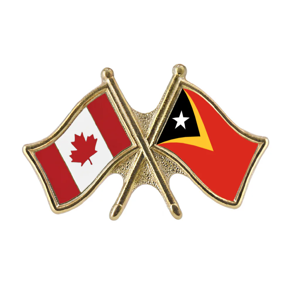 Canada/Timor-Leste Crossed Pin
