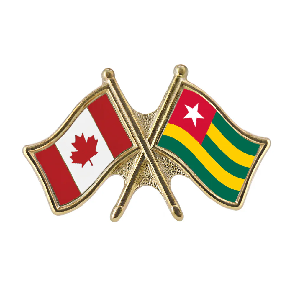 Canada/Togo Crossed Pin