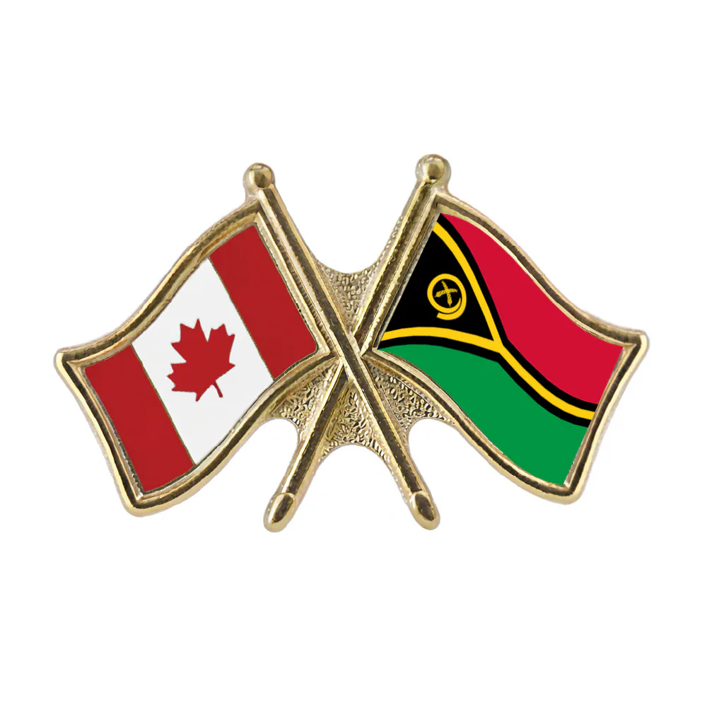 Canada/Vanuatu Crossed Pin