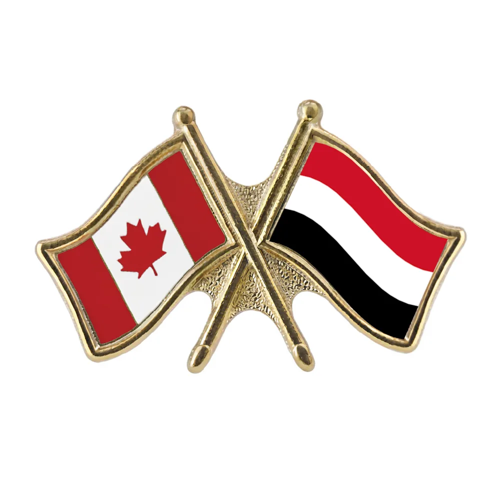 Canada/Yemen Crossed Pin