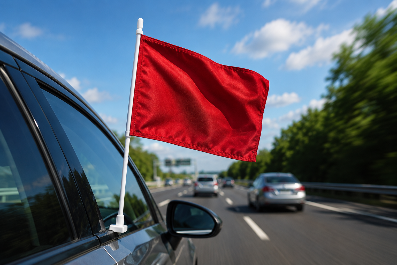 flags for car