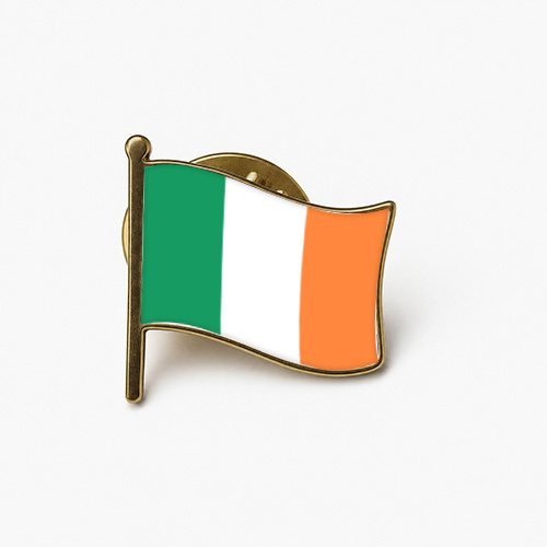 ireland waving flag pin