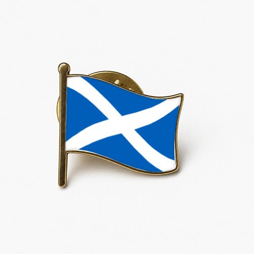 scotland st. andrew waving flag pin