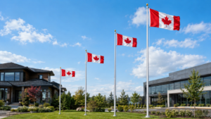 flag on flagpole