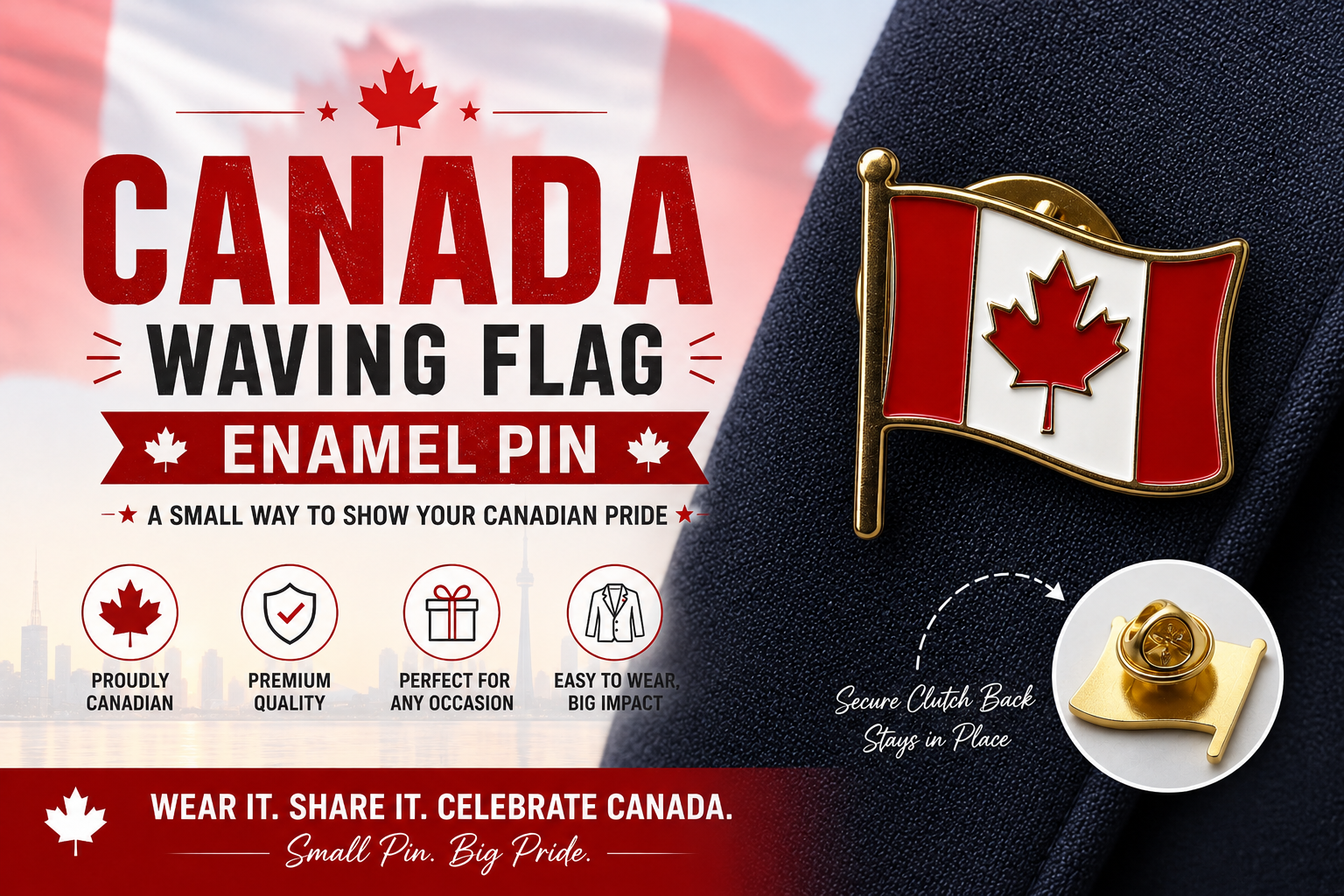Canada Waving Flag