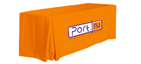 Pleated Table Covers - Left Side
