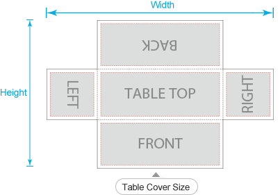 Fitted Table Covers - Sizes 2