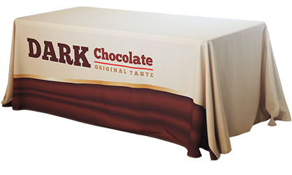 Standard Table Covers with Open Back - Fabrics