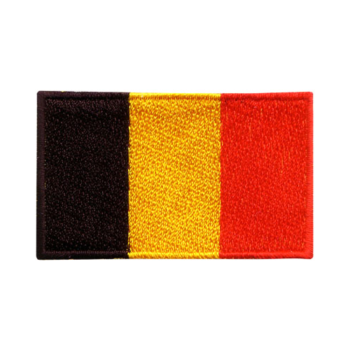 Belgium Embroidered Crest