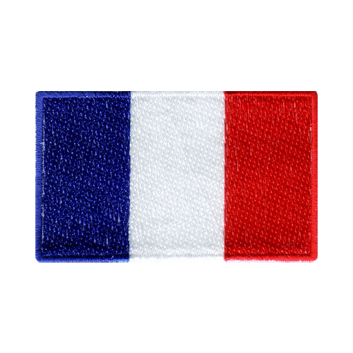France Embroidered Crest