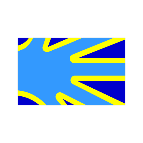 Deaf Flag 36 x 72 inch 200D nylon