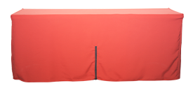 Fitted Table Covers Back with Zipper - Back