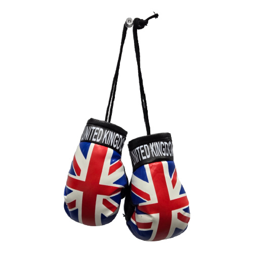 United Kingdom Union Jack mini boxing gloves