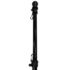 6 ft. black sectional flagpole - top with flag clips
