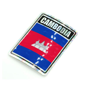 Cambodia Reflective Decal