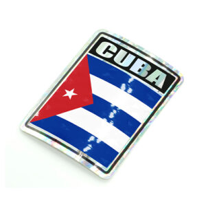 Cuba Reflective Decal