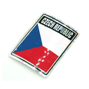 Czech Republic Reflective Decal