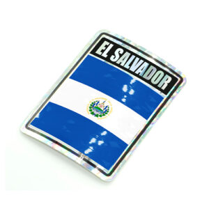 El Salvador Reflective Decal