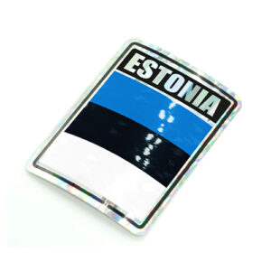 Estonia Reflective Decal