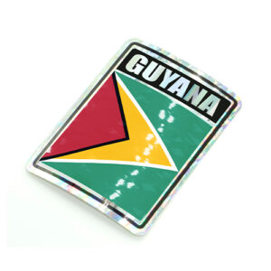 Guyana Reflective Decal